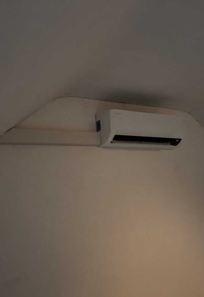 Realisatie Samsung multisplit aircowarmtepomp met 2 binnenunits wind free Comfort Nerenbroekstraat te Erpe-Mere