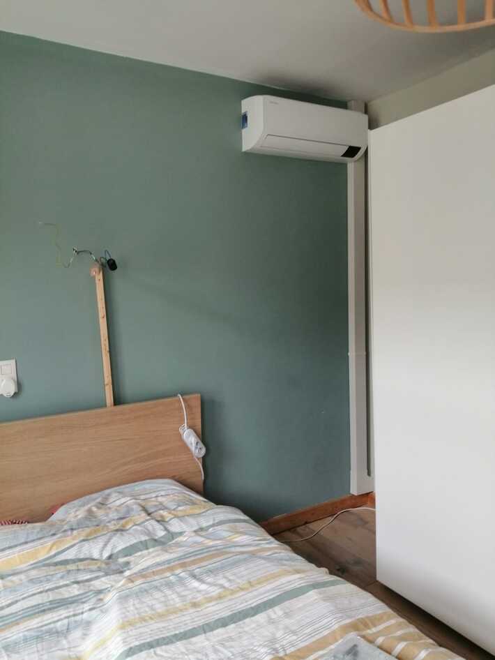 Realisatie Samsung multisplit aircowarmtepomp met 3 binnenunits wind free Comfort te Gentbrugge