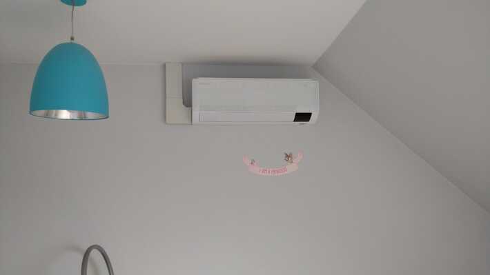 Realisatie Samsung multisplit aircowarmtepomp met 5 binnenunits Wind Free Comfort te Bavegem