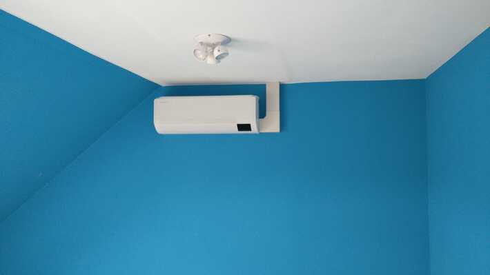 Realisatie Samsung multisplit aircowarmtepomp met 5 binnenunits Wind Free Comfort te Bavegem