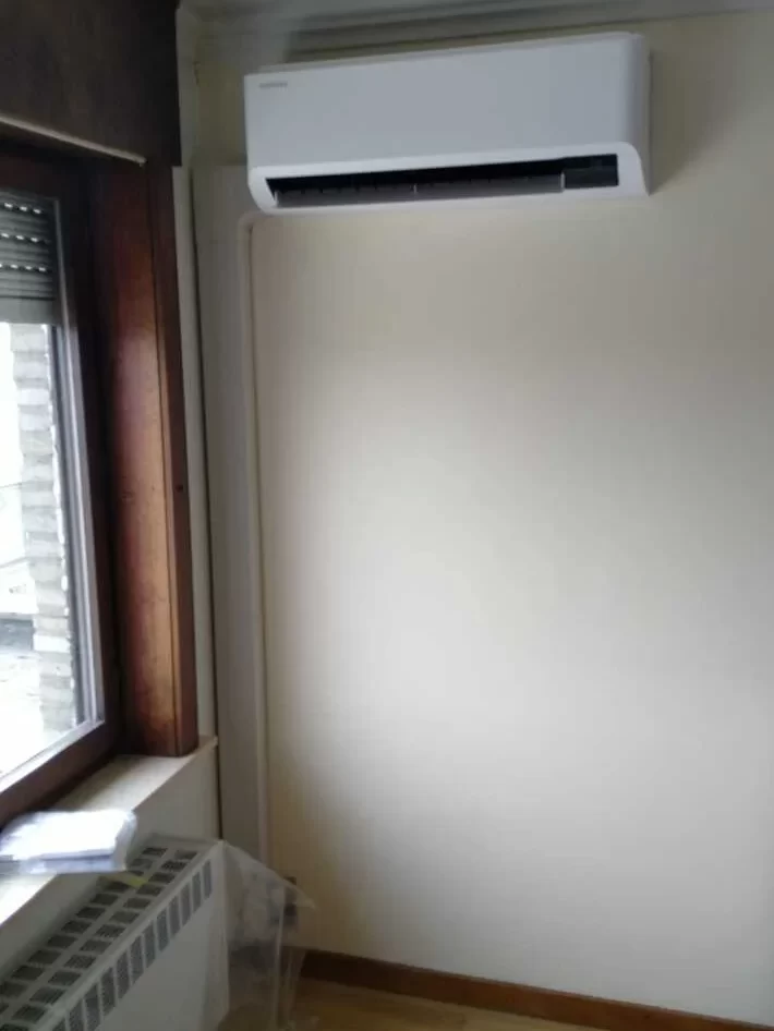 Realisatie Samsung single split aircowarmtepomp CEBU te Erpe-Mere