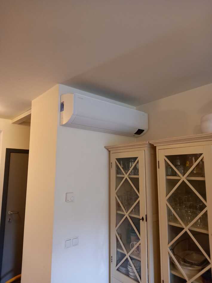 Realisatie Samsung multisplit aircowarmtepomp met 2 binnenunits Wind Free Comfort te Gent