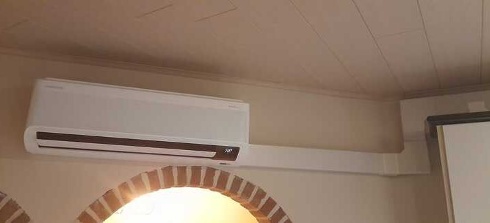 Realisatie Samsung multisplit aircowarmtepomp met 3 binnenunits Wind Free Elite+ Comfort te Wichelen