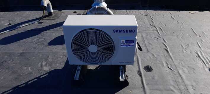 Realisatie Samsung single split aircowarmtepomp te Inooigem
