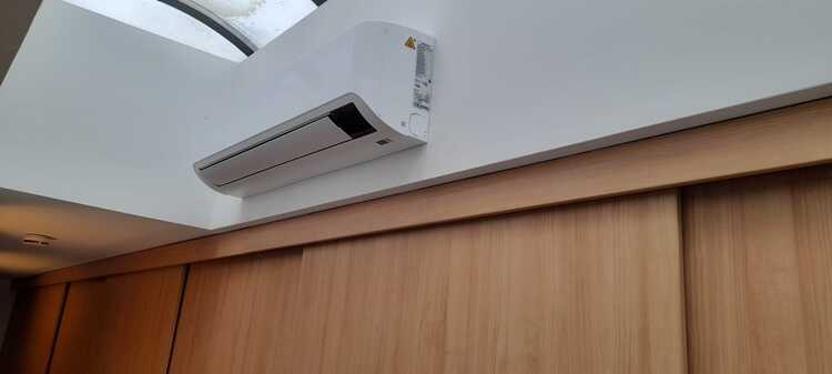 Realisatie Samsung multisplit airco/warmtepomp met 4 binnenunits CEBU te Lede