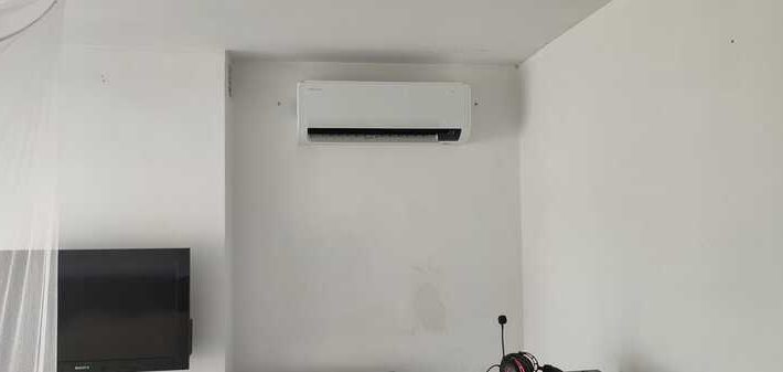 Realisatie Samsung multi split aircowarmtepomp met 4 binnenunits Wind Free Comfort te Herzele