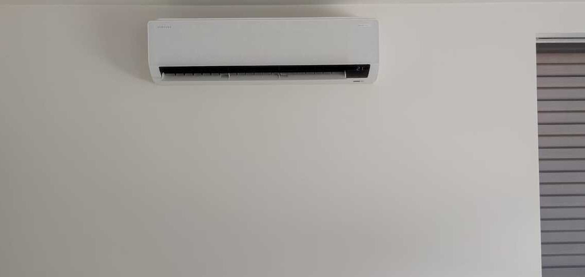 Realisatie 2x Samsung single split airco/warmtepomp Wind Free Comfort te Haaltert