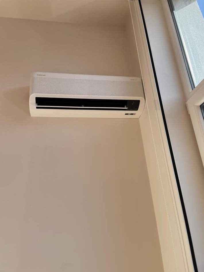 Realisatie Samsung multisplit aircowarmtepomp met 3 binnenunits CEBU + Wind Free Comfort & Elite te Gent