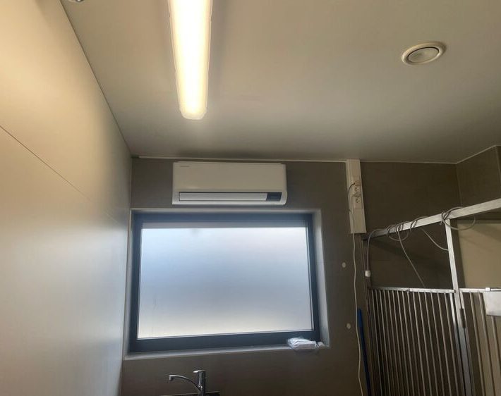 Realisatie Samsung multisplit aircowarmtepomp met 2 binnenunits CEBU te Moorsel