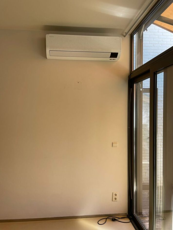 Realisatie Samsung multisplit aircowarmtepomp met 3 binnenunits Wind Free Comfort te Dendermonde