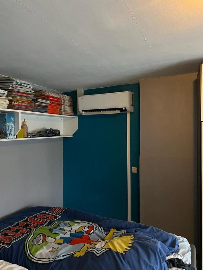 Realisatie 2x Samsung single split aircowarmtepomp te Erpe-Mere