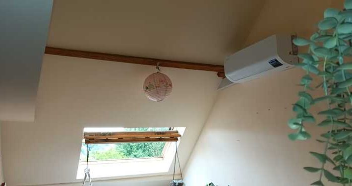Realisatie Samsung multisplit aircowarmtepomp met 3 binnenunits te Aalst (4)