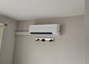 Realisatie Samsung multisplit airco/warmtepomp met 4 binnenunits te Sint-Lievems-Houtem