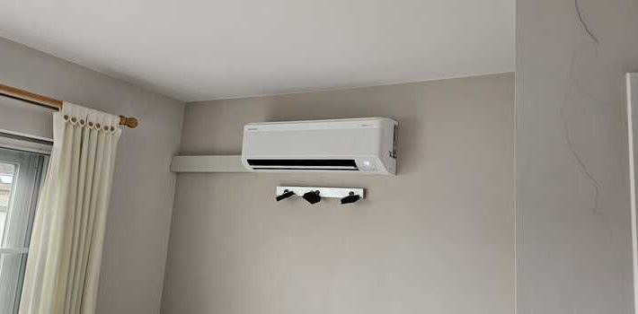 Realisatie Samsung multisplit aircowarmtepomp met 4 binnenunits te Sint-Lievems-Houtem