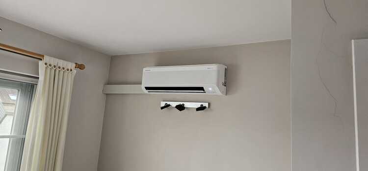 Realisatie Samsung multisplit airco/warmtepomp met 4 binnenunits te Sint-Lievems-Houtem