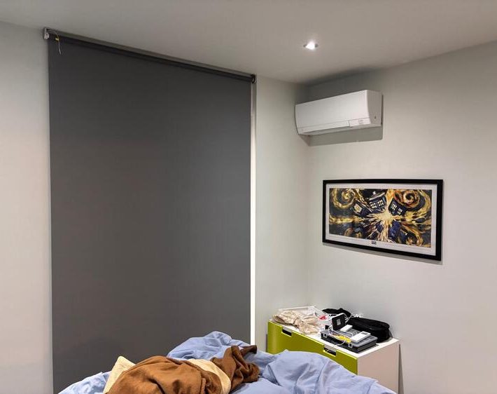 Realisatie Mitsubishi multisplit aircowarmtepomp met 4 binnenunits te Berlare (1)