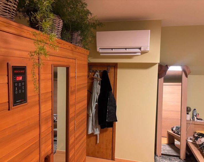 Realisatie Mitsubishi multisplit aircowarmtepomp met 4 binnenunits te Sint-Amandsberg