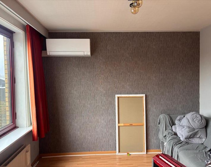 Realisatie Mitsubishi multisplit aircowarmtepomp met 2 binnenunits te Lede