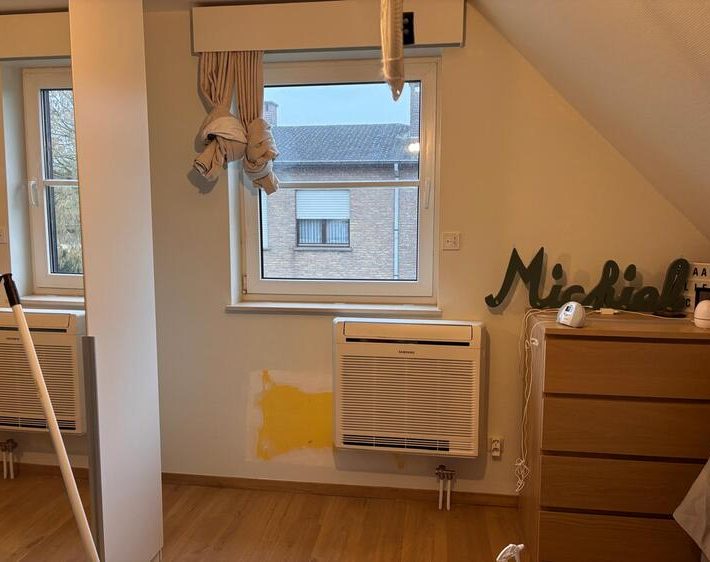 Realisatie Samsung multisplit aircowarmtepomp met 3 binnenunits Wind Free Comfort te Wetteren