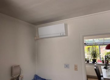 Realisatie Mitsubishi multisplit airco/warmtepomp met 2 binnenunits te Berlare