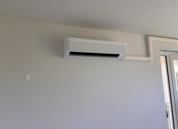 Realisatie Samsung multisplit airco/warmtepomp met 2 binnenunits  Wind Free Comfort te Zwijnaarde