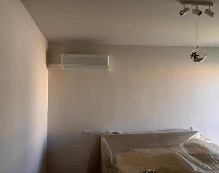 Realisatie Samsung multisplit aircowarmtepomp met 2 binnenunits Wind Free Comfort te Zwijnaarde